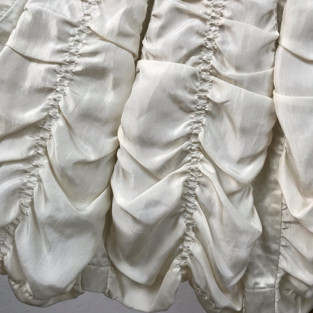 Tracy Reese New York Silk Blend Full Skirt Sk69 - Picture 5 of 8